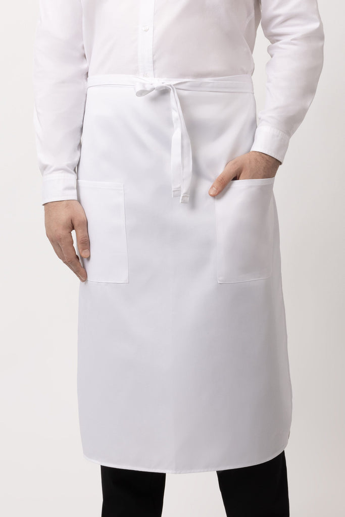 雙側口袋半身圍裙