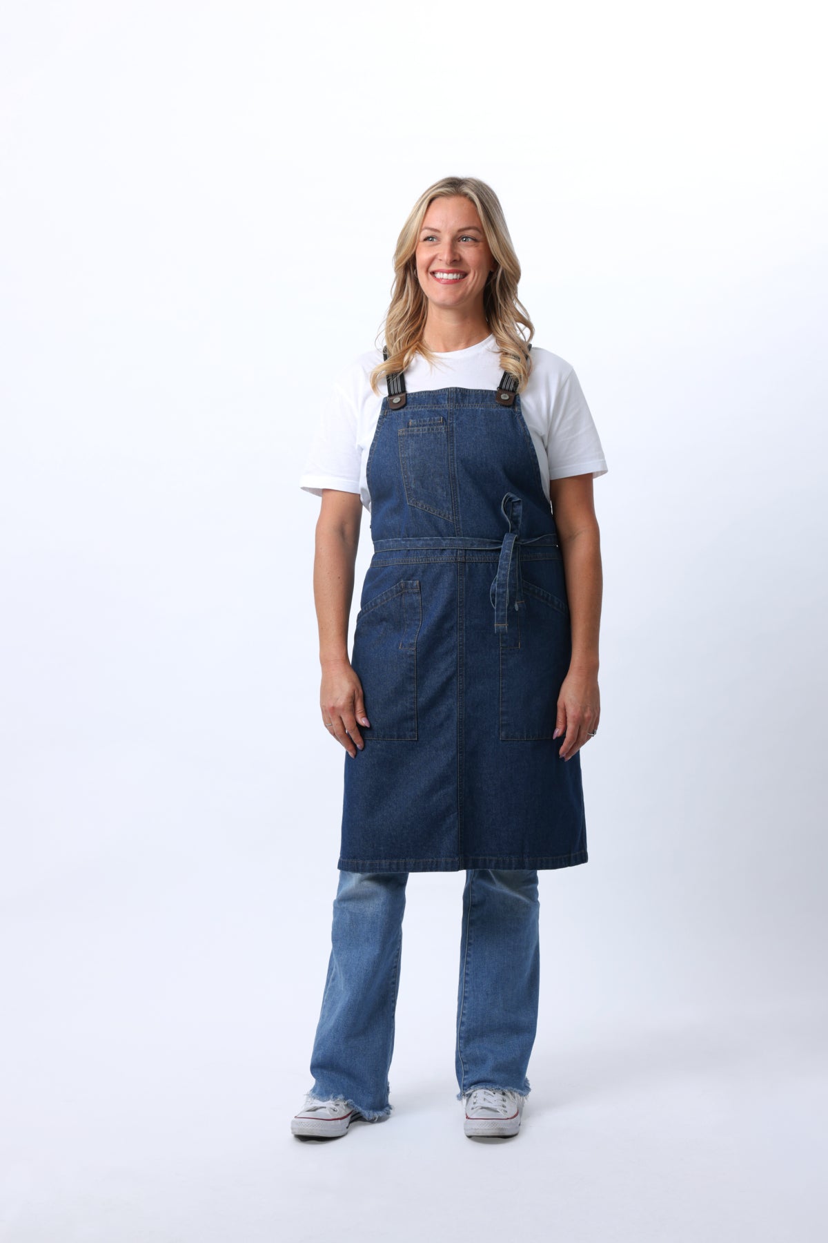 Berkeley柏克萊連身按釦吊帶圍裙 Bib Snap Apron Bundle