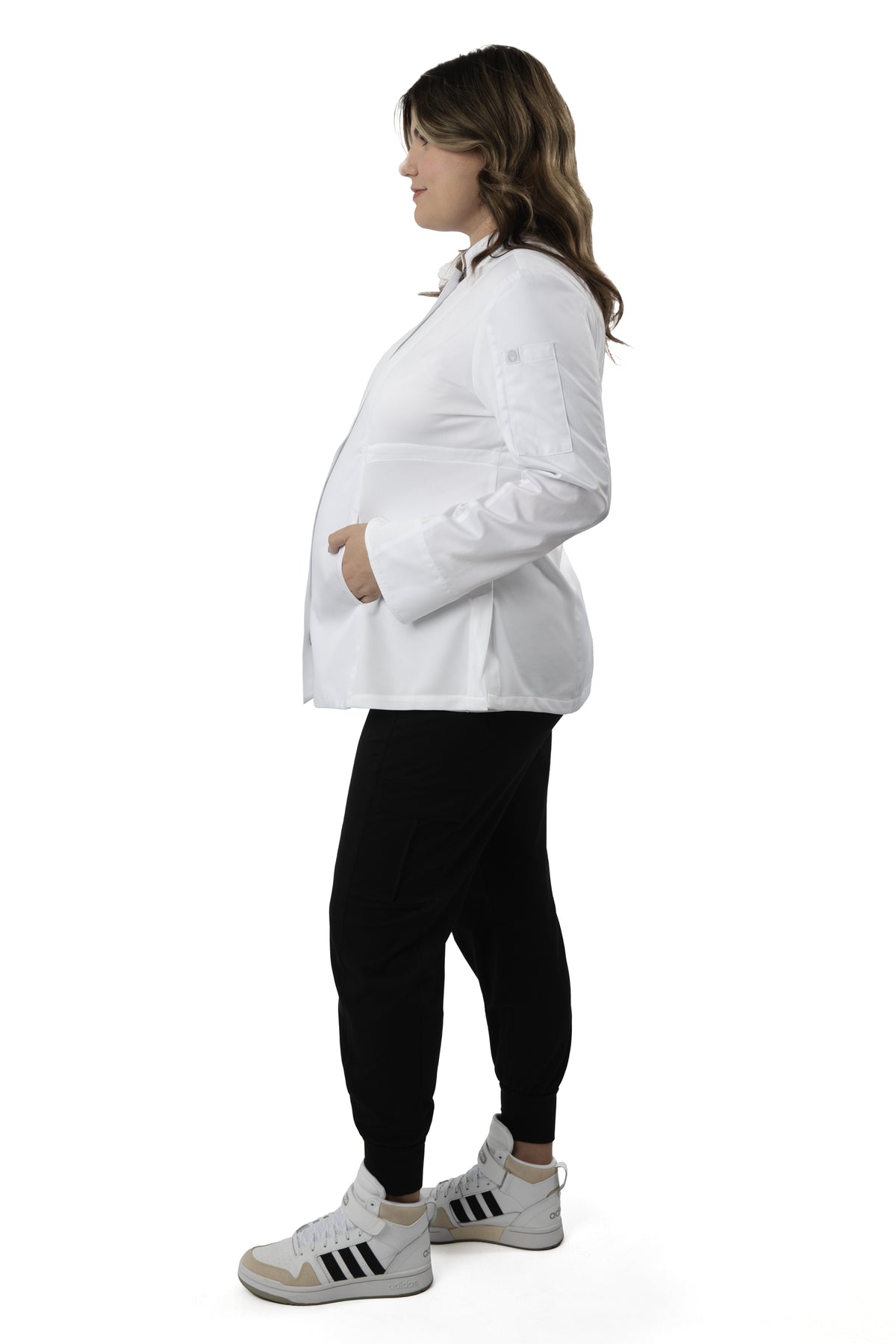 經典女版寬鬆腰身廚師服