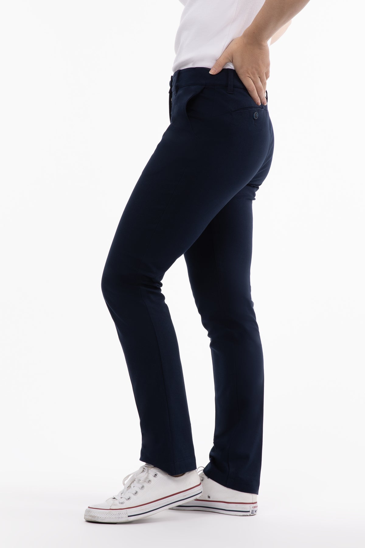 女版彈力合身奇諾褲 Womens Chino Chef Pants