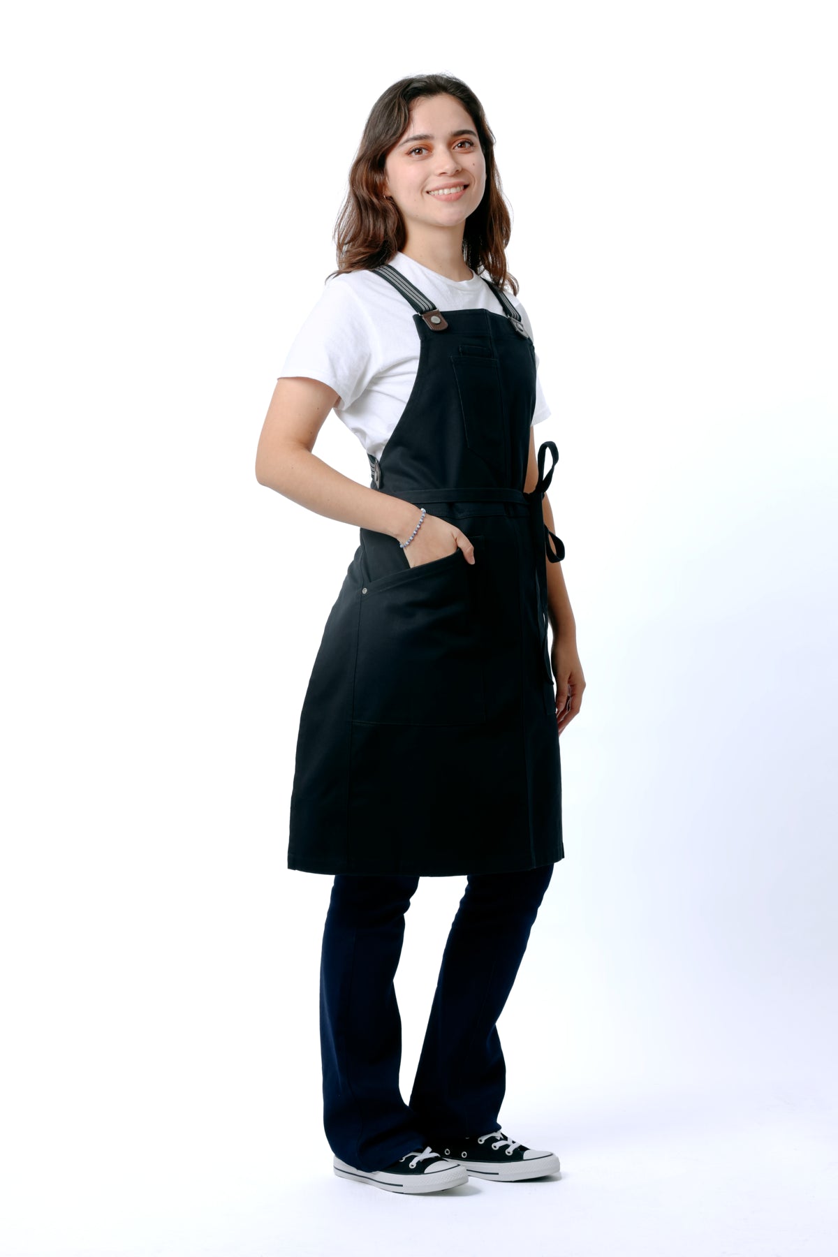 Berkeley柏克萊連身按釦吊帶圍裙 Bib Snap Apron Bundle