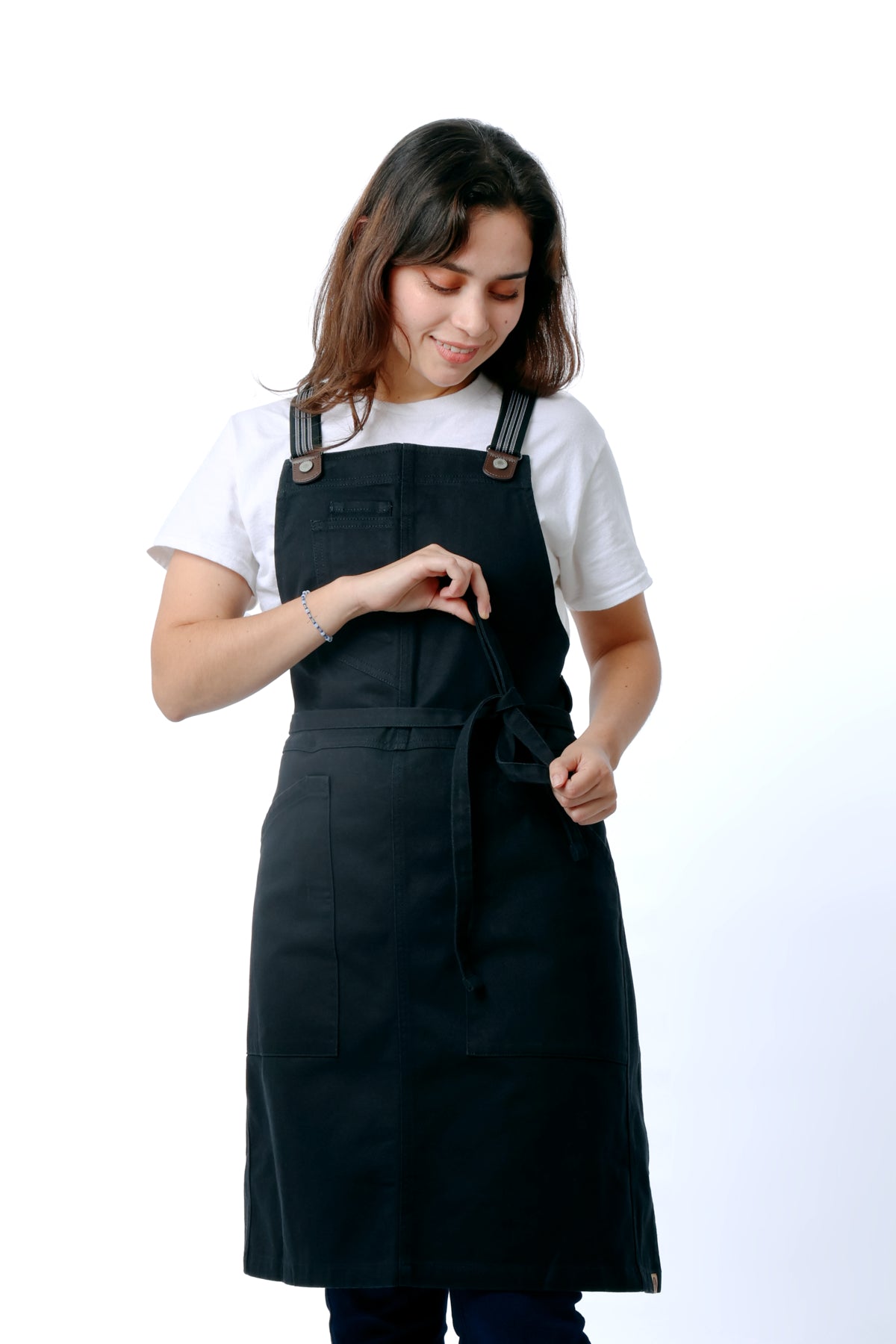 Berkeley柏克萊連身按釦吊帶圍裙 Bib Snap Apron Bundle
