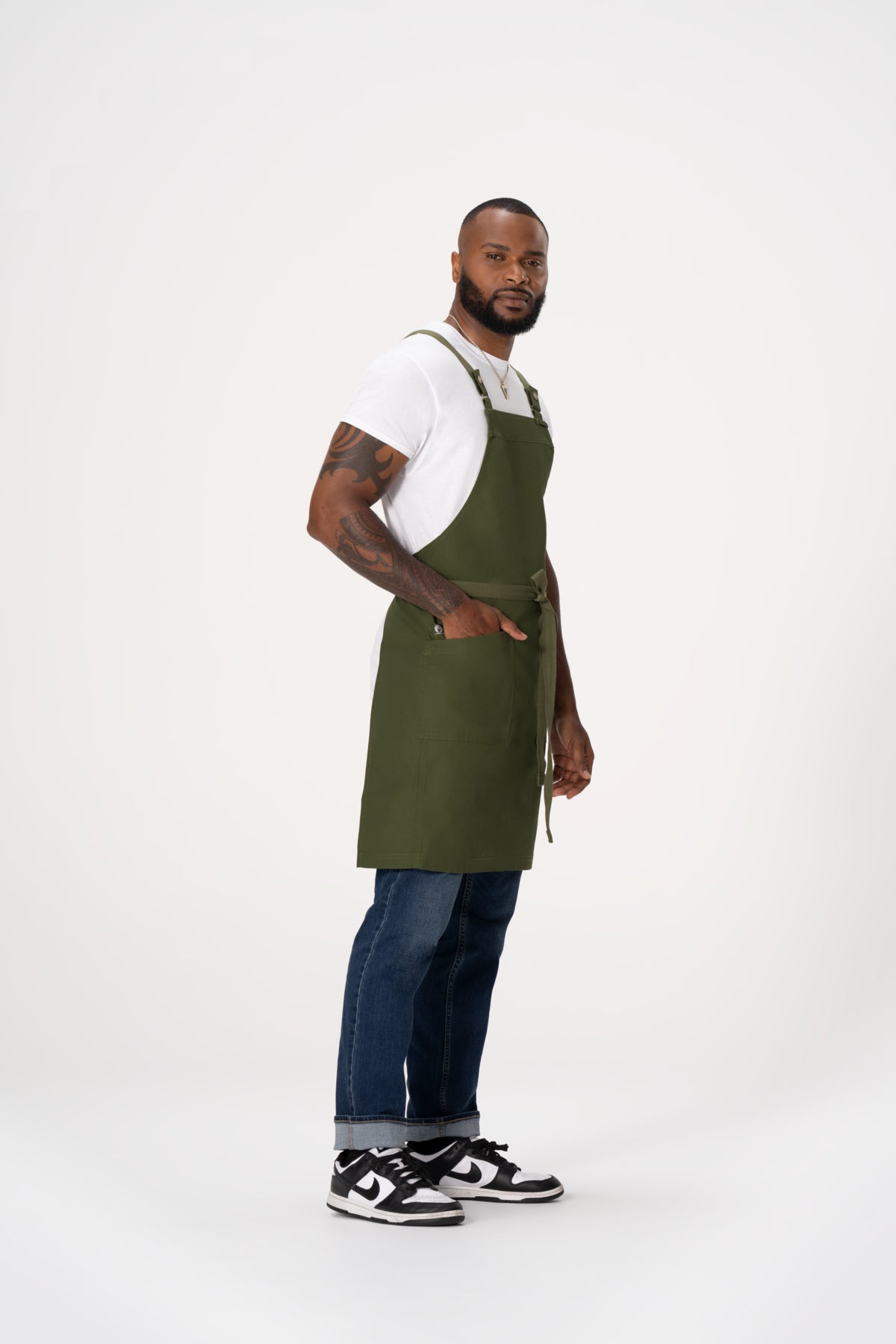 Lockharte洛克哈特連身吊帶圍裙[背交叉] Bib Canvas Apron Bundle