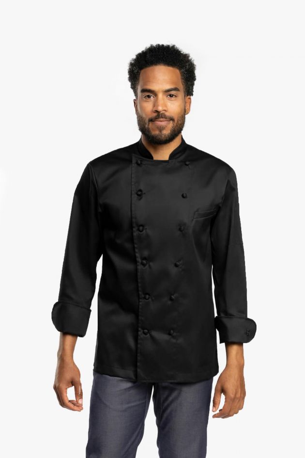 Bragard GRAND CHEF ALLURE Chef Coat 有胸前口袋款式 (黑)
