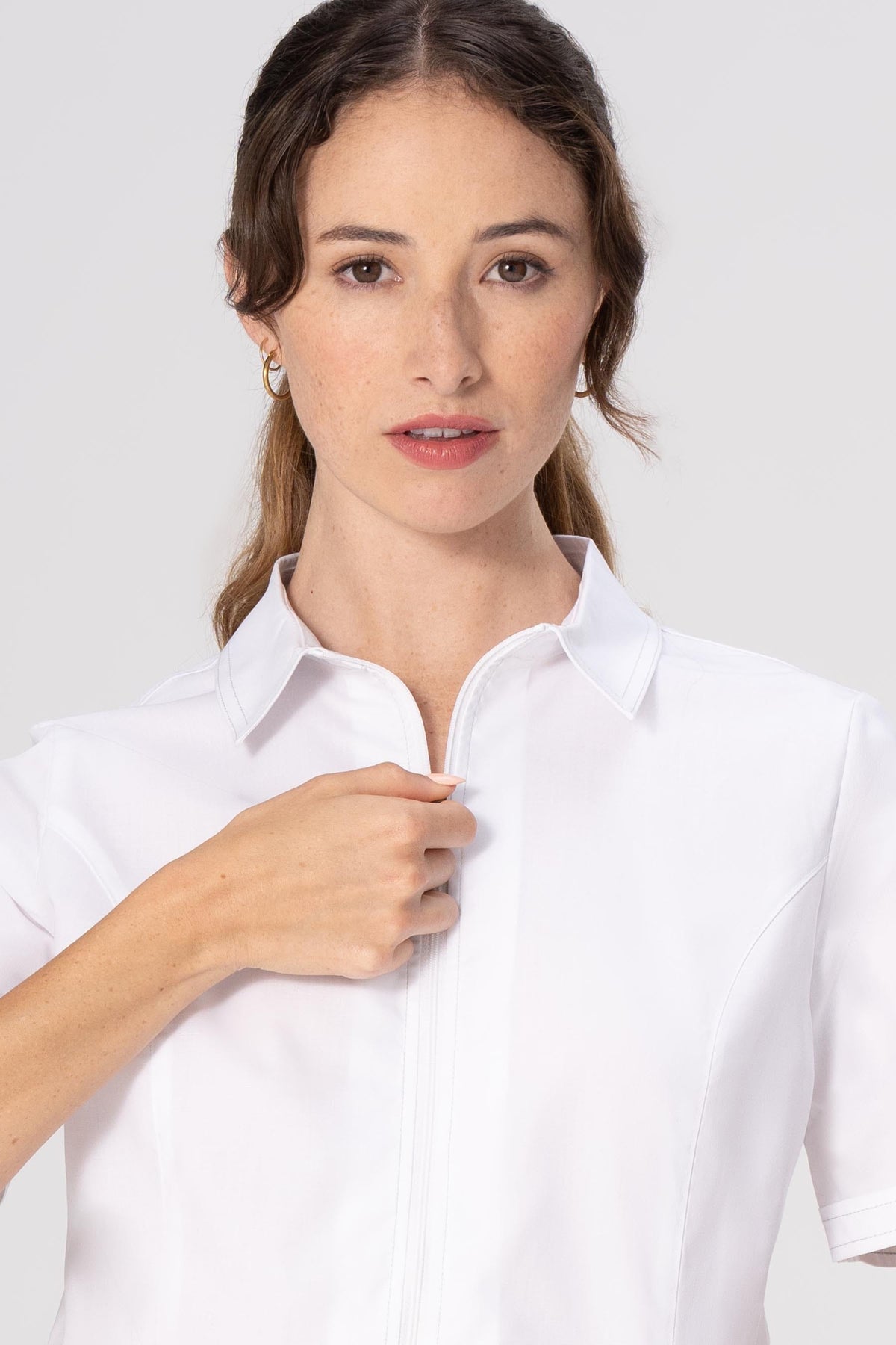 女版科迪Cody拉鍊工作襯衫