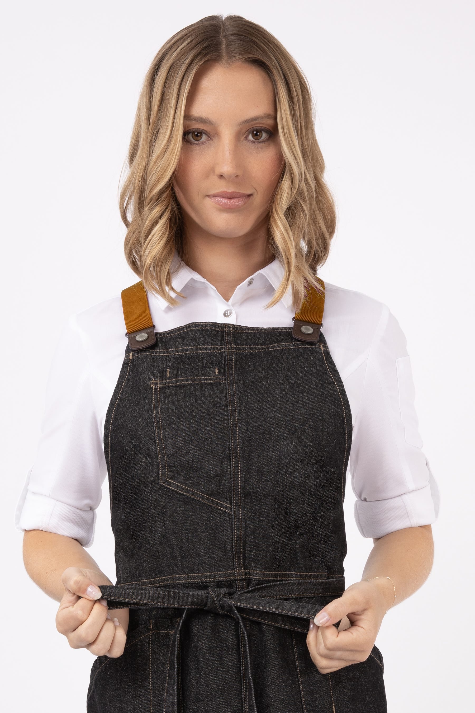 Berkeley柏克萊連身按釦吊帶圍裙 Bib Snap Apron Bundle