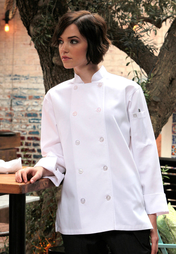 女版Le Mans勒芒白色基本款廚師服
