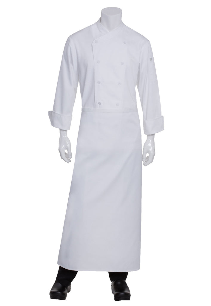 白色加大型半身圍裙