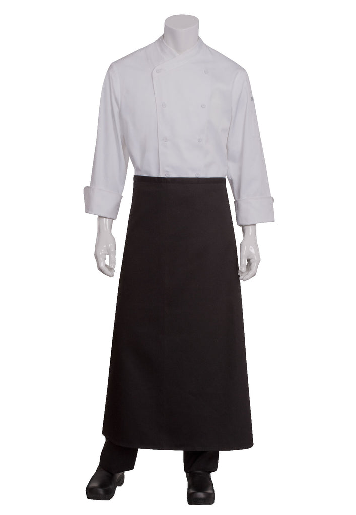 黑色加大型半身圍裙