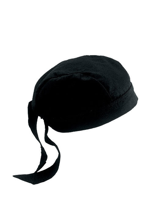 黑色頭巾帽